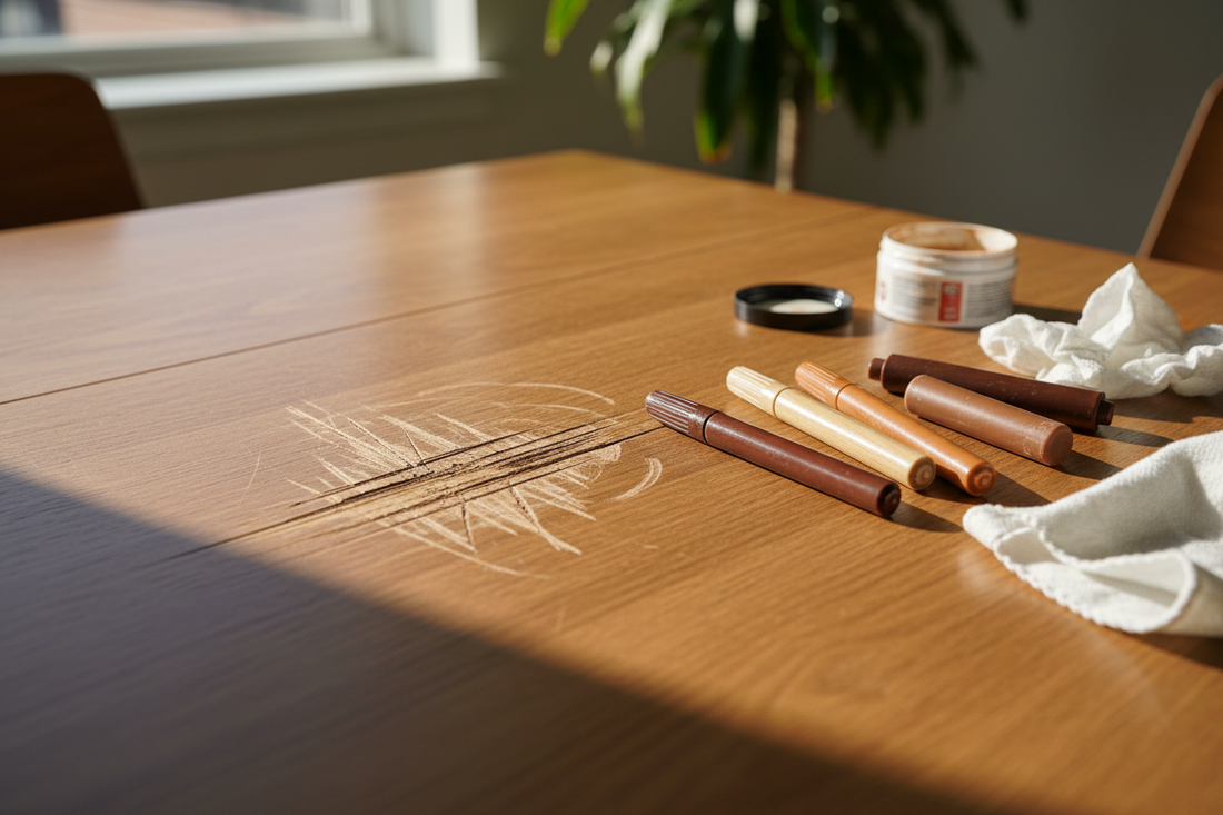 How to Fix a Scratch on Wood Furniture: Every Method from 30 Seconds to Full Refinish