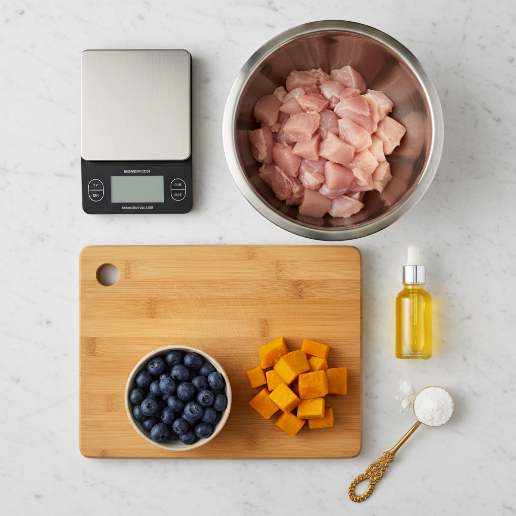 Pet Food Prep Scene
