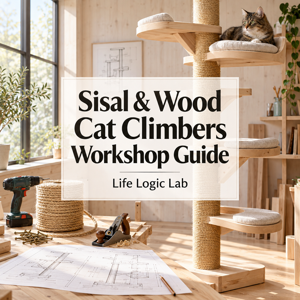 Sisal & Wood Cat Climbers Workshop Guide | Step-by-Step Illustrated Guide