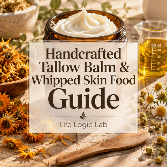 Handcrafted Tallow Balm & Whipped Skin Food Guide | Step-by-Step Illustrated Guide