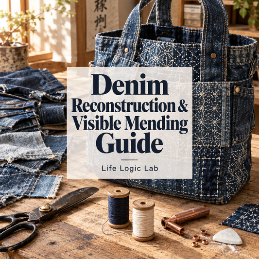Denim Reconstruction & Visible Mending Guide | Step-by-Step Illustrated Guide