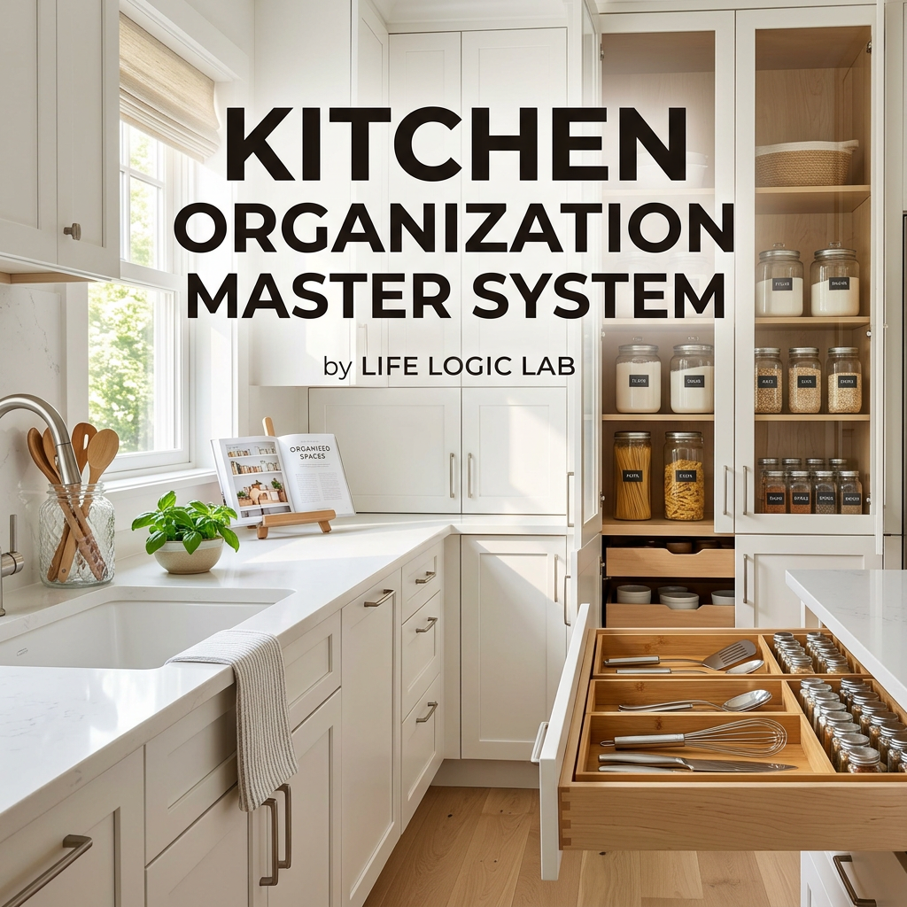 Kitchen Organization Master System Book Cover - Life Logic Lab