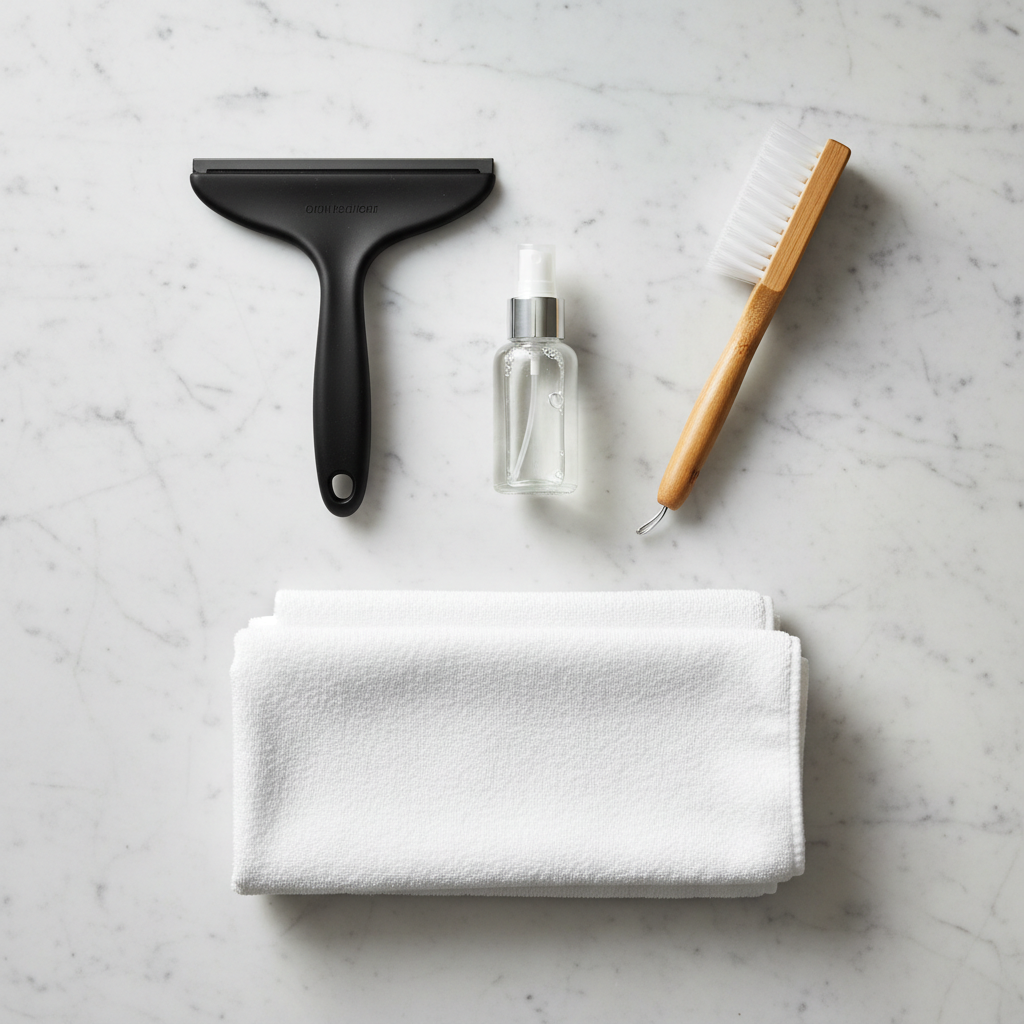 Bathroom Cleaning Scene